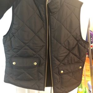 Jcrew Black Vest